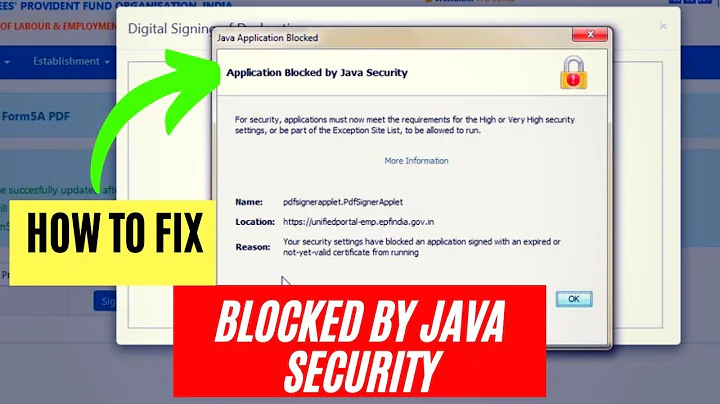 How To Fix "Application Blocked By Java Security" Error Problem Windows 10 or 7- Easy Step