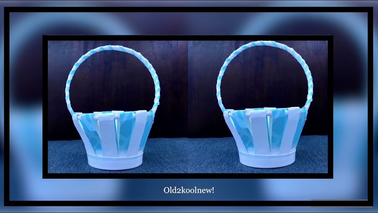 How To Make A Basket | Easy Paper Cup Crafts | DIY Basket | Amazing ...