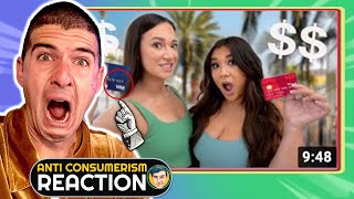 Switching CREDIT CARDS w\/ MissRemiAshten!! *Shopping Challenge* REACTION