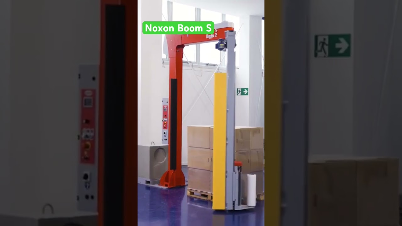 Pallet wikkelen met Noxon Boom S 🚀 