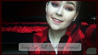 Fiery Eyes Fall Makeup Tutorial! | MissCatBeauty