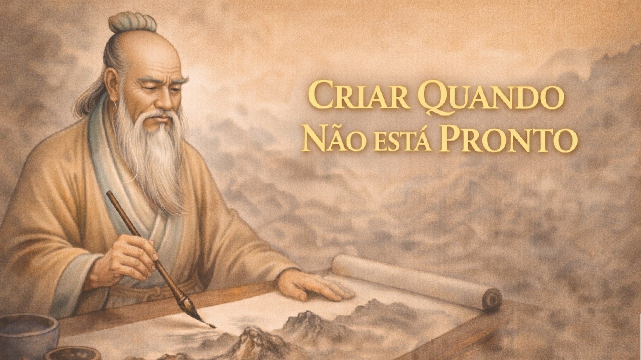 A Paralisia do Perfeito: O Método Taoista Para Criar Mesmo Quando Não Está Pronto