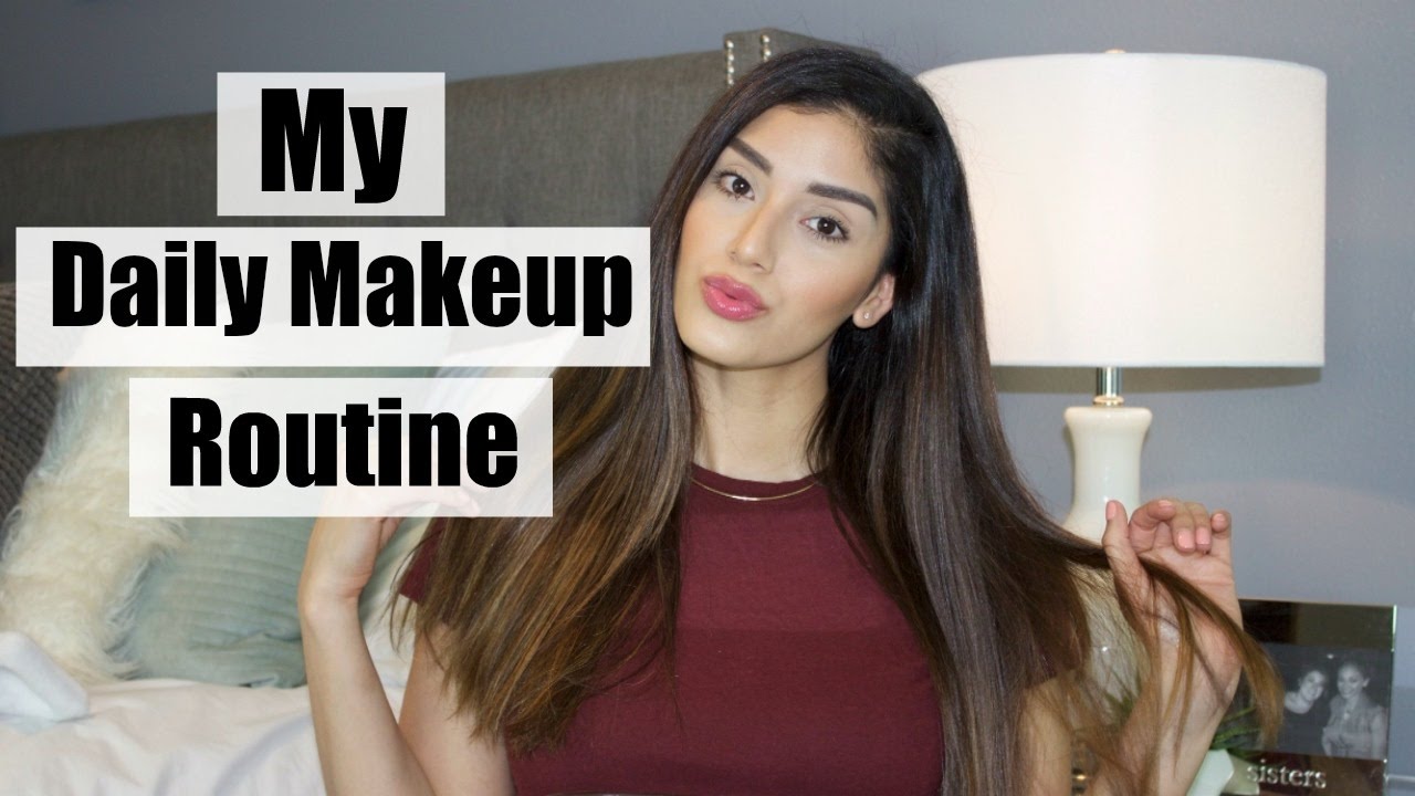My Current Daily Makeup Routine - YouTube