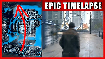 Walk Across The Map Timelapse | Watch Dogs 1