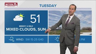 Tuesday Mild, Breezy, Sunny Late Week Freeze Expected Wtol 11 Weather