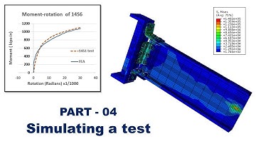 04) assembly-interaction- loading : semi rigid bolted steel beam and column connection