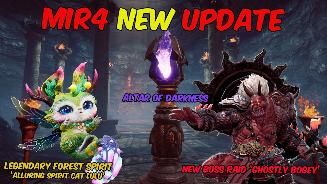 Mir4 New Update } New Legendary Spirit New Boss Raid New Floor SP 8F MS 8F Altar of