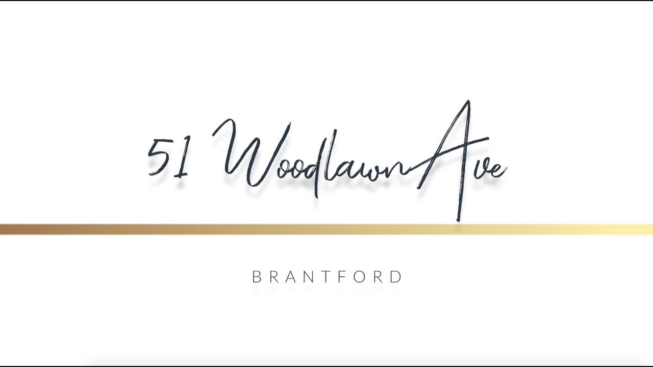 House For Sale 51 Woodlawn Avenue, Brantford Ontario YouTube