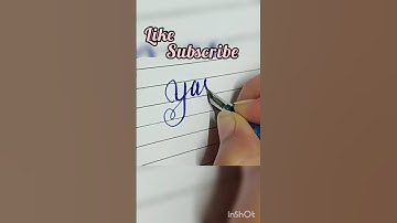 Yasira #calligraphy #cursivewriting #viral #shorts #handwriting