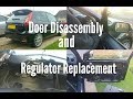 Door Disassembly/Door Panel/Card Removal and Window Regulator Replacement - Ford Fiesta MK6/6.5