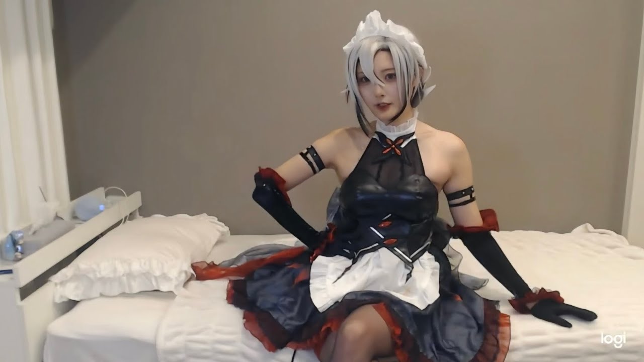 どうしてもアルレッキーノメイドが着たかった【原神】#原神