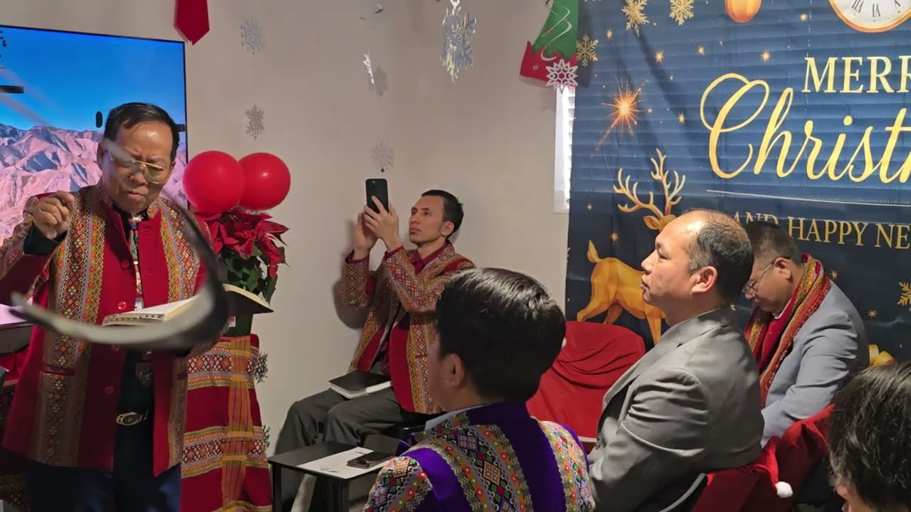 Zotung Baptist church Utah pachia byaho Rev David van Dawk bik 2025 Christmas 