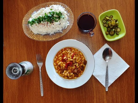 Güveçte Kuru Fasulye Yemeği Tarifi #yemek #tarif