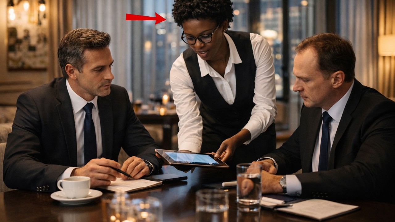 « C’est faux », dit la serveuse au PDG milliardaire en sicilien parfait, le sauvant d’une arnaque