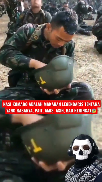 BERATNYA MAKAN NASI KOMANDO 😱 #short #shorts #kopassus #tni #tniindonesia #tniad #intel #sniper