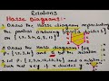 Hasse Diagrams - Most important problems- Easy solutions - Relations MFCS