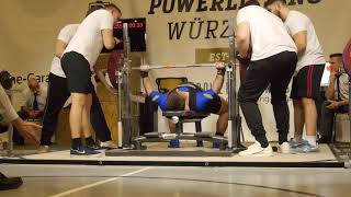 Christian Flueras (Sanssouci Gym Potsdam) 255 kg Bankdrücken 1.V.