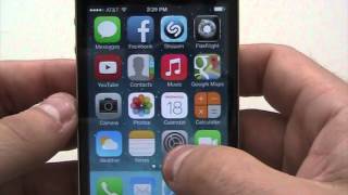 iOS 7 Running on an iPhone 4S screenshot 3
