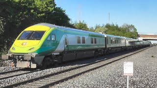 Irish Rail Mark 4 Intercity Train and 201 Class Loco - Park West &amp; Cherry Orchard, Dublin