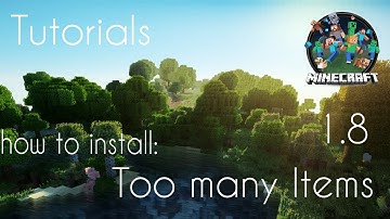Minecraft 1.8 - How to Install TooManyItems Mod (MAC)