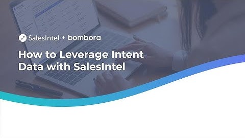 Intent Data   Recording