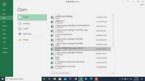 របៀបព្រីនឯកសារexcel