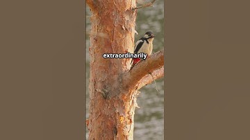Why do woodpeckers peck trees?