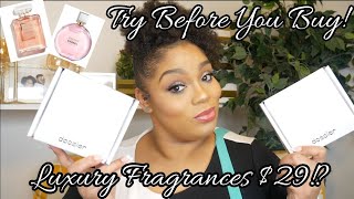 Try Before You Buy!|Luxury Fragrances for $29|Coco Mademoiselle & Chance|Dossier Review
