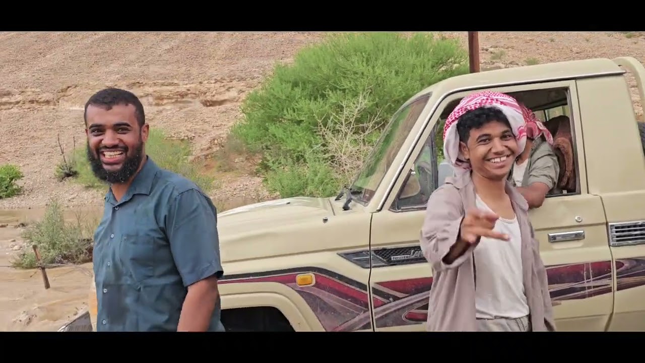 تهور سيارات القات ، حضرموت سيل وادي دفينه 