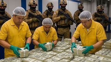Inside the Dollar-Printing Factory: Turning Paper Into $100 Billion Currency (Full Process)