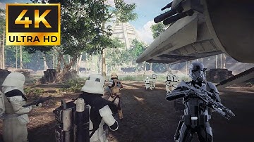 Star Wars Battlefront 2: Galactic Assault Gameplay (No Commentary) Yavin V | Darth Vader Domination
