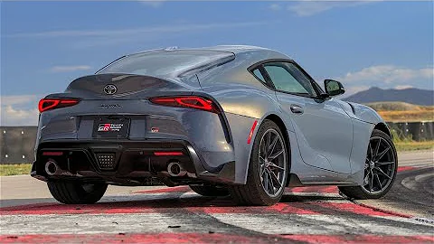 2023 Toyota GR Supra A91-MT Edition | Track Driving, Exhaust Sound & Exterior details