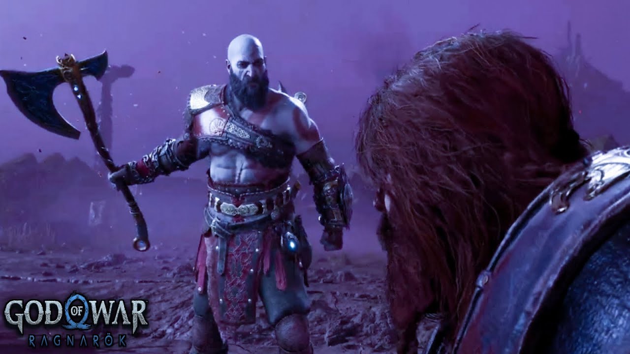 God of War Ragnarok - Thor Boss Fight & Death Scene 