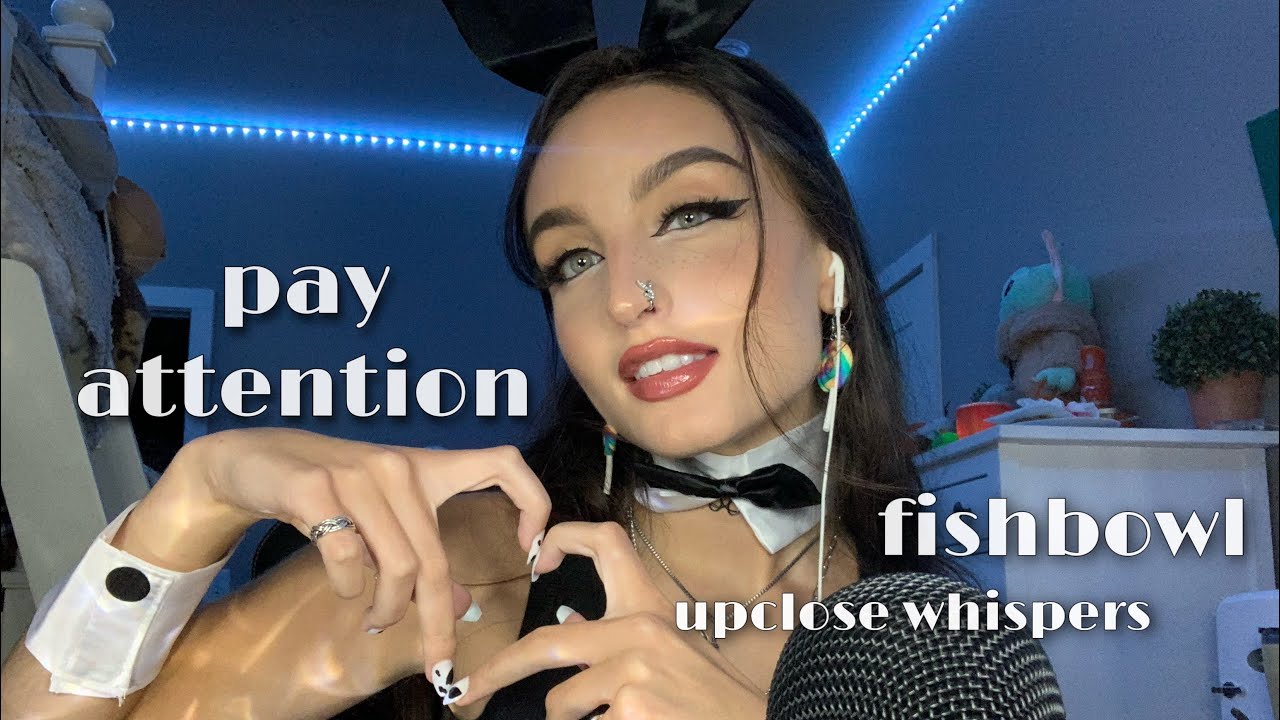 ASMR | Fast & Aggressive Trigger Assortment | Pay Attention/Focus, Fishbowl, Upclose Whispers +