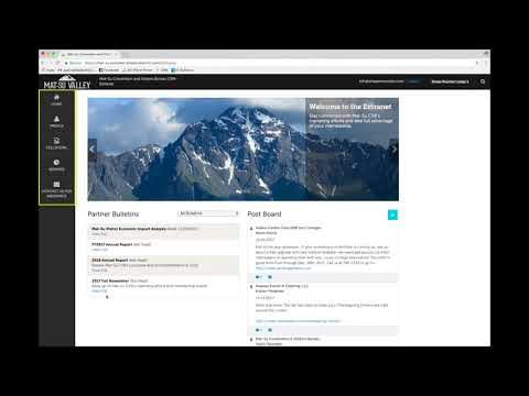 Lesson 1: Extranet Login and Home Page