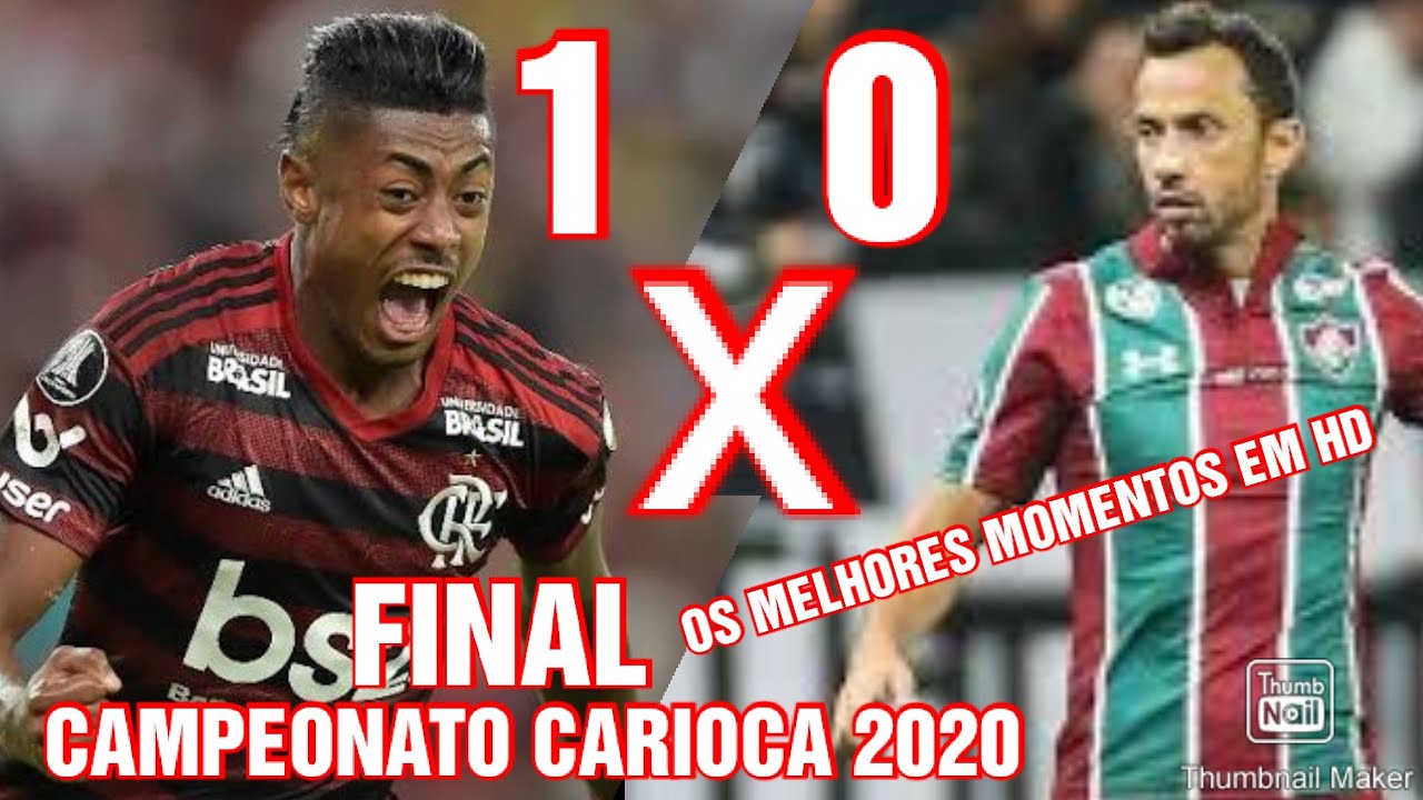 FLAMENGO 1 X 0 FLUMINENSE (Final Campeonato Carioca 2020) OS MELHORES ...