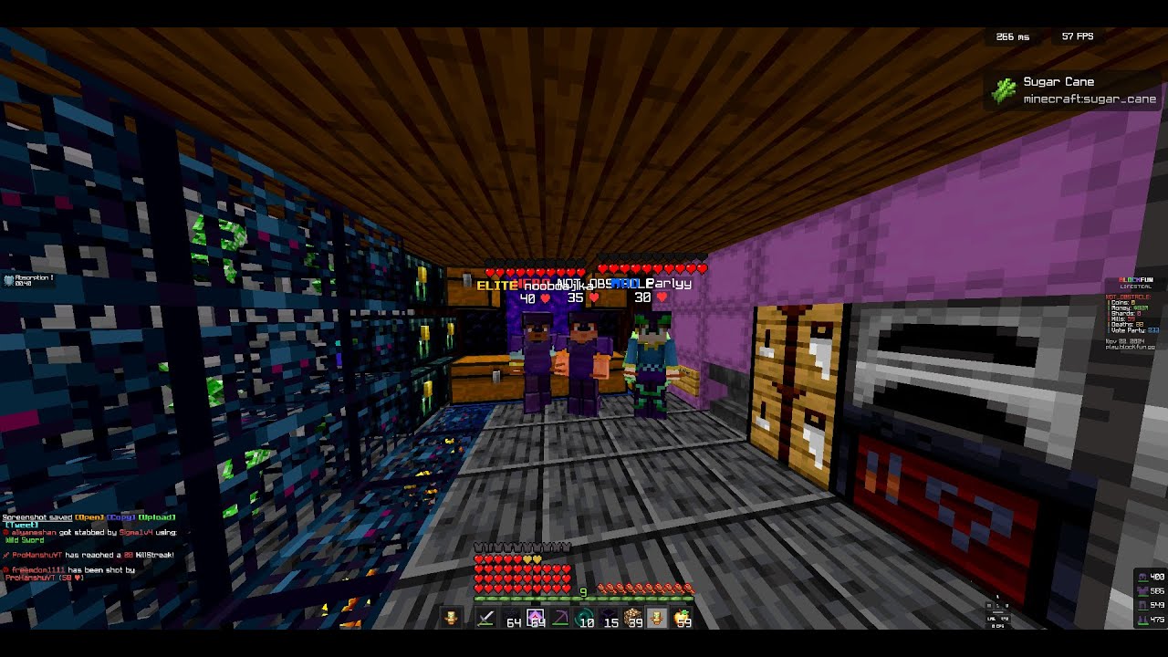 Killing Players And Tp Trappers In Block fun || Lifesteal Realm || 