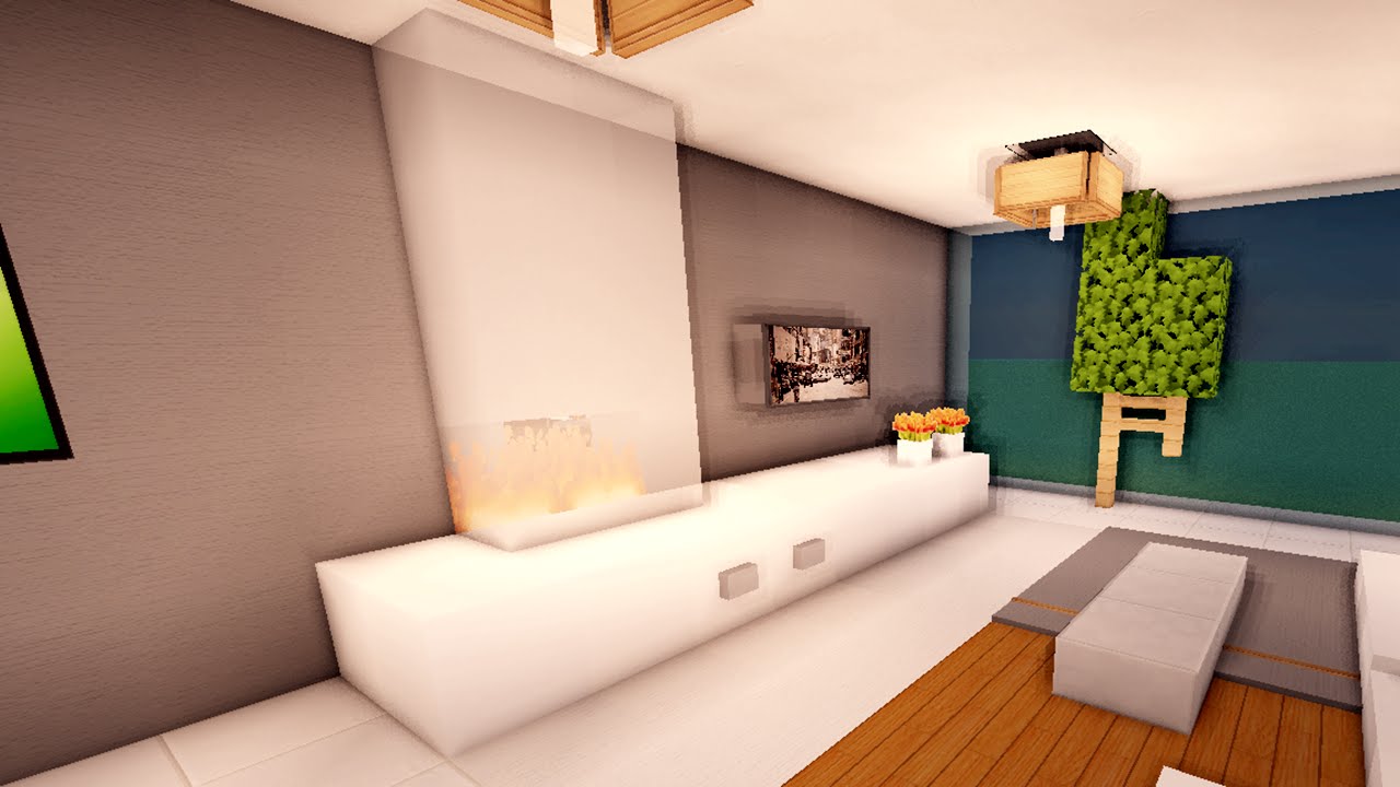 Tutoriel salon moderne sur minecraft. 2016 12 18