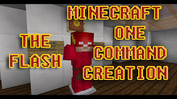 Minecraft: One Command Creation The Flash!!! | On Your Mark, Set, GO!!!!