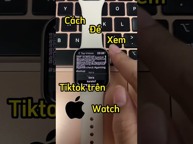 Xem Tiktok trên Apple Watch dễ hơn ăn kẹo | Thế Giới Đồng Hồ #shorts
