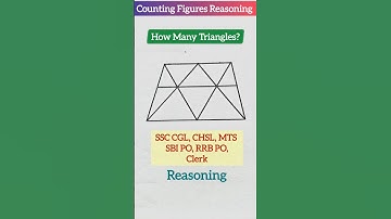 How Many Triangles | Detailed Explanation | Counting Figures Reasoning #shorts