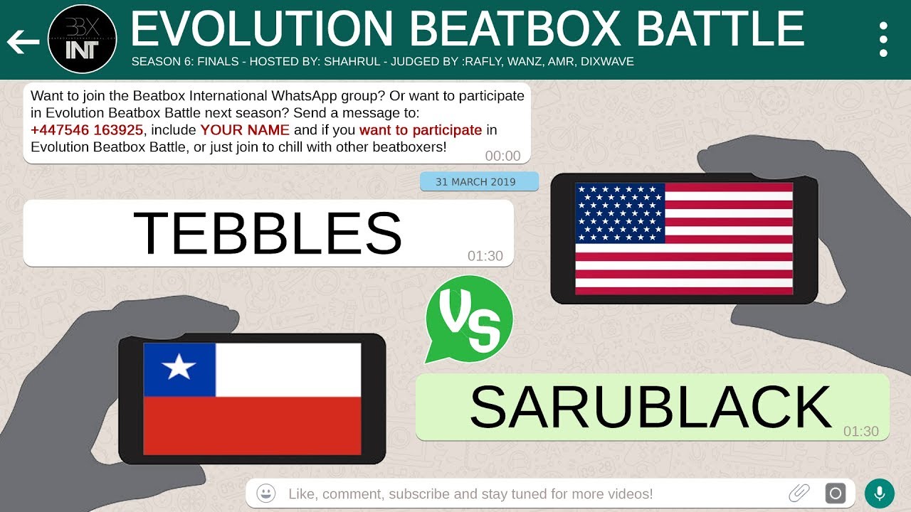 TEBBLES 🇺🇸 VS SARUBLACK 🇨🇱 | FINALS | Evolution Beatbox Battle | Season 6