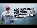 Christ makes you more than a conqueror  inspirational  motivational