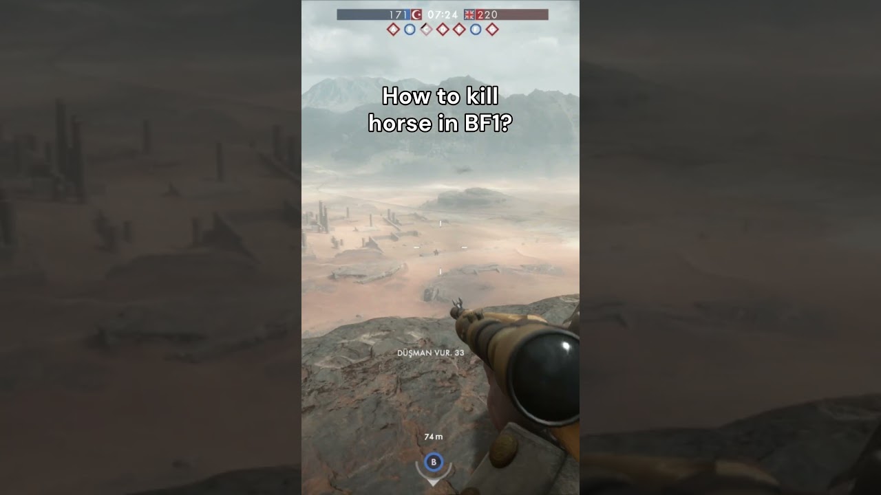 How to kill horse in Battlefield 1? 