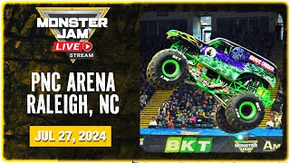 Monster Jam Raleigh NC - 1 Full Event July 27 2024 Monster Jam Arena Series