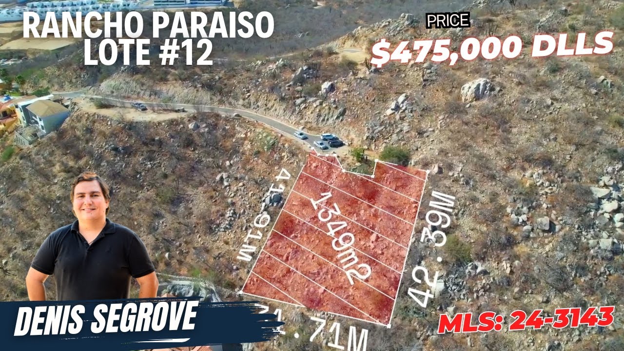 Ocean view land For Sale Rancho Paraiso Estates Cabo San Lucas -Lot for Sale | Cabo Properties