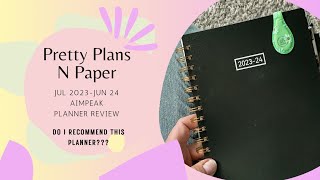2023-24 Student Planner Review | AIMPEAK | Planner Recommendation | Academic Planner