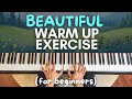5 beautiful arpeggio warm ups for piano beginners