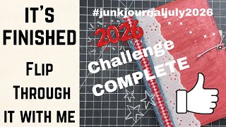 Junk Journal July 2026: Challenge Complete 😉 Flip Through