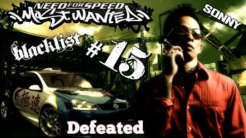 NFS Most Wanted 2005 Gameplay | Defeating Blacklist Racer #15!